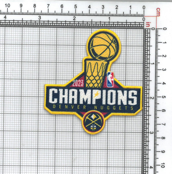 2023 NBA Champs Patch Denver Nuggets