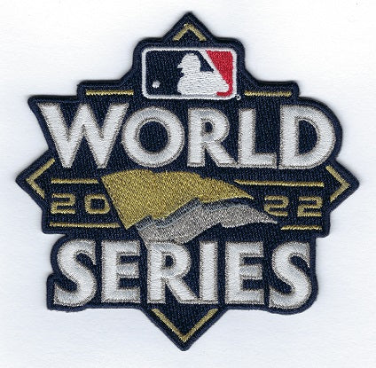 2022 MLB World Series Replica Patch