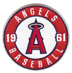Los Angeles Angels Baseball 1961 "A" w/ Halo Sleeve Patch