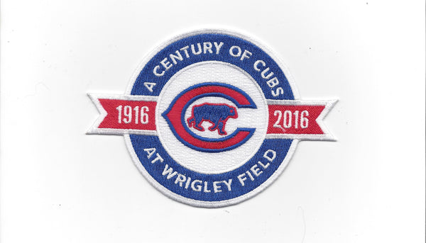 A Century of Cubs at Wrigley Field 1916-2016 Patch