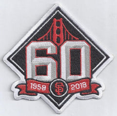 San Francisco Giants 60th Anniversary Patch