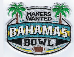 Makers Wanted Bahamas Bowl Game Patch