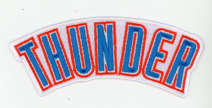 Oklahoma City Thunder Wordmark 1 Logo Patch
