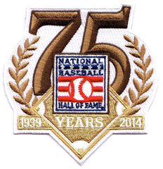 National Baseball Hall of Fame 75th Anniversary Patch