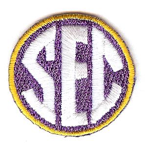 SEC Uniform Patch (Louisiana State)