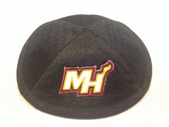 Miami Heat Secondary Logo 'MH' Kippah