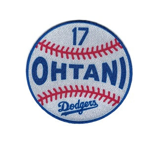 Los Angeles Dodgers - Ohtani #17 Big Ball Fanpatch