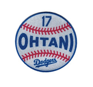 Los Angeles Dodgers - Ohtani #17 Big Ball Fanpatch