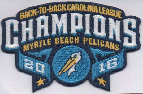 Myrtle Beach Pelicans Back to Back Carolina League Champions