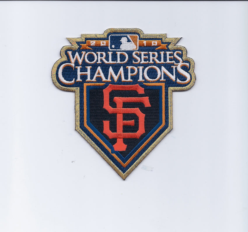 San Francisco Giants 2010 World Series Championship Patch (Gold