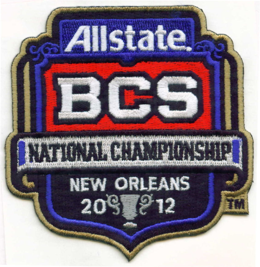 2012 Allstate BCS National Championship Patch