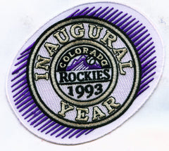 Colorado Rockies 1993 Inaugural Season Patch