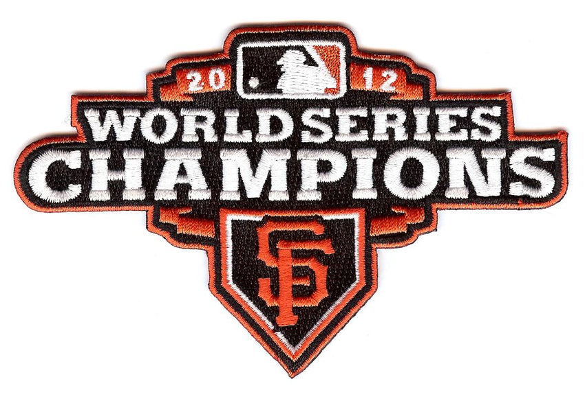 San Francisco Giants 2012 World Series Champions Patch (Orange Border)