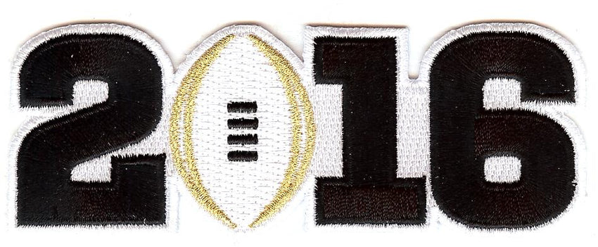 2016 College Football Playoff National Championship Patch White (Worn by Alabama)