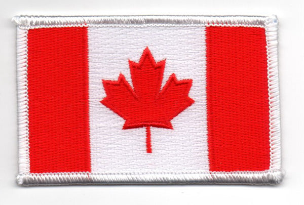 Canada Flag Embroidered Hat Patch