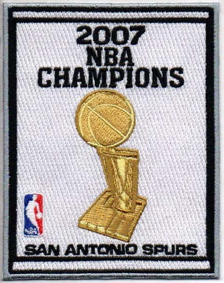 San Antonio Spurs 2007 NBA Champions Banner Patch