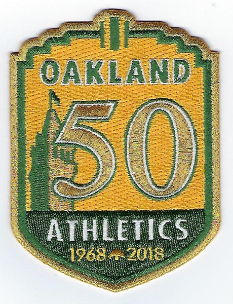 Oakland Athletics 50th Anniversary Patch