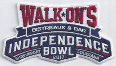 Walk-On's Independence Bowl Patch (2017)