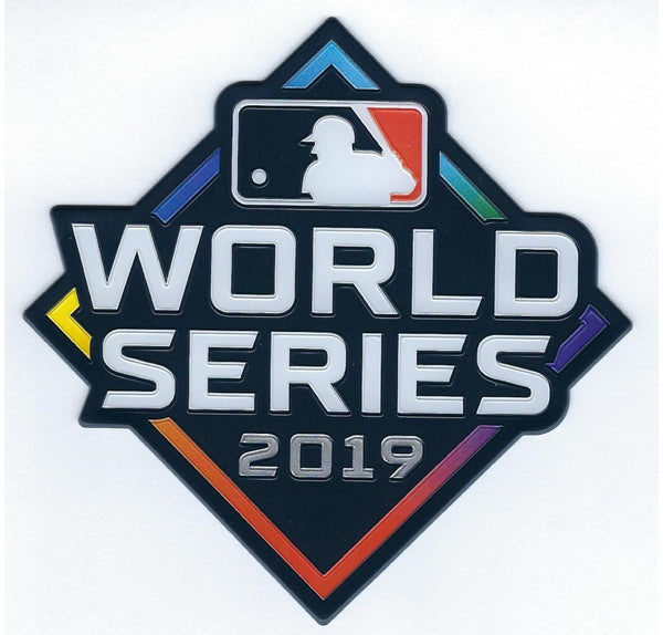 2019 MAJOR LEAGUE BASEBALL WORLD SERIES EMBOSSTECH PATCH