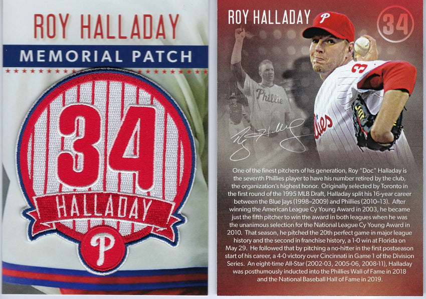Philadelphia Phillies 34 Roy Halladay Retirement