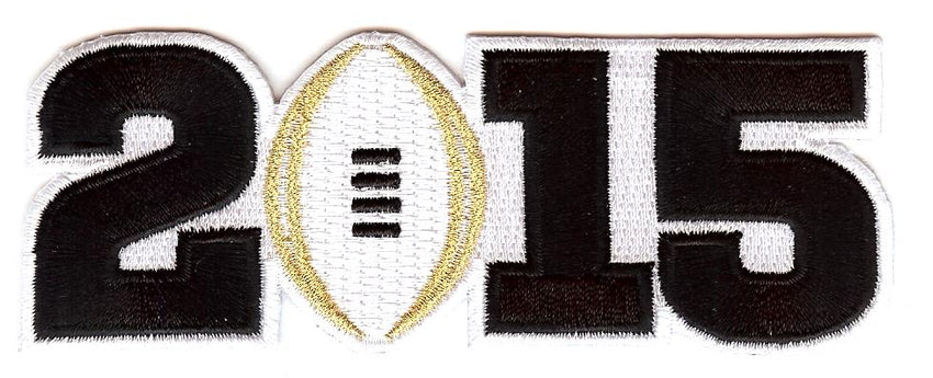 2015 College Football Playoff National Championship Patch White (Worn by Oregon)