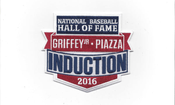 National Baseball Hall of Fame Induction 2016 Patch (Ken Griffey Jr. - Mike Piazza)