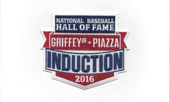National Baseball Hall of Fame Induction 2016 Patch (Ken Griffey Jr. - Mike Piazza)