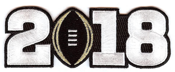 2018 College Football Playoff National Championship Patch Black (worn by Georgia)
