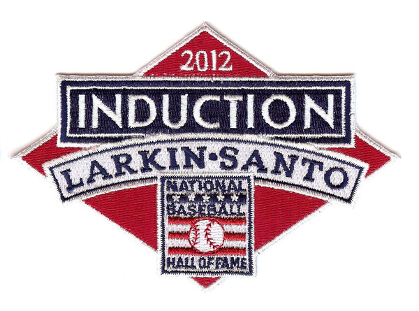 2012 Baseball Hall of Fame Induction Patch "Larkin & Santo"