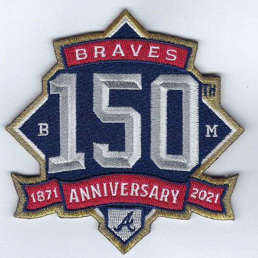 Atlanta Braves 150th Anniversary Patch – The Emblem Source