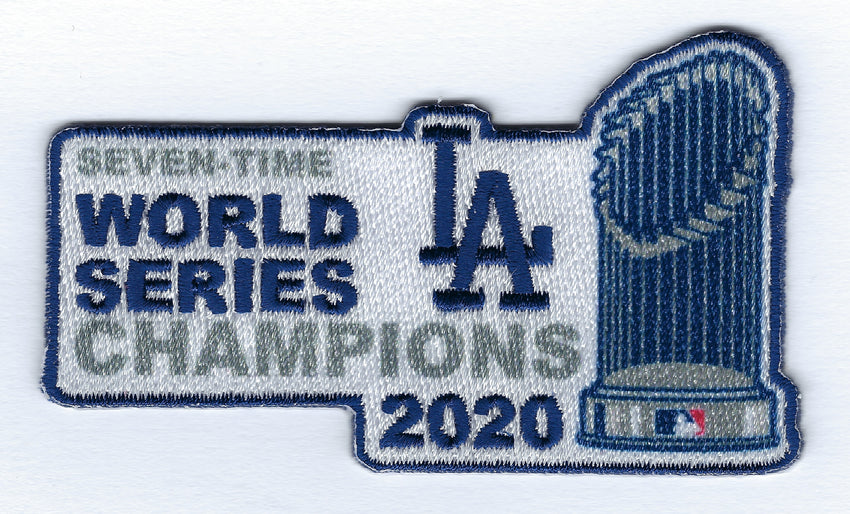 Los Angeles Dodgers 2020 World Series Champions - Trophy Envy FanPatch