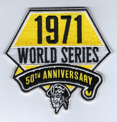 Pittsburgh Pirates 1971 World Series 50th Anniversary Patch