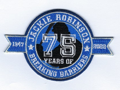 Jackie Robinson 75 Years of Breaking Barriers Collector Patch