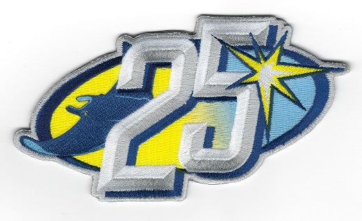 Tampa Bay Rays 25th Anniversary Patch