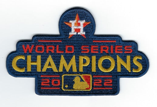 Houston Astros World Series Champions 2022 Gold Patch