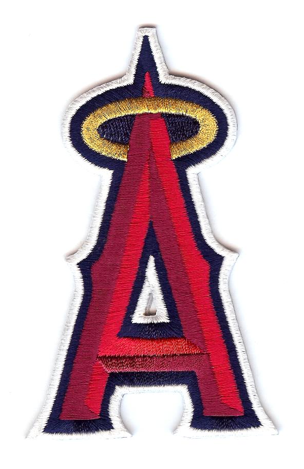 LA Angels of Anaheim Sleeve Patch "A" w/ Gold Halo (2011 50th Anniversary)