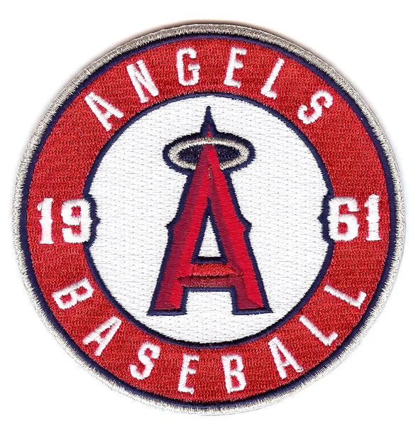 Los Angeles Angels Baseball 1961 "A" w/ Halo Sleeve Patch