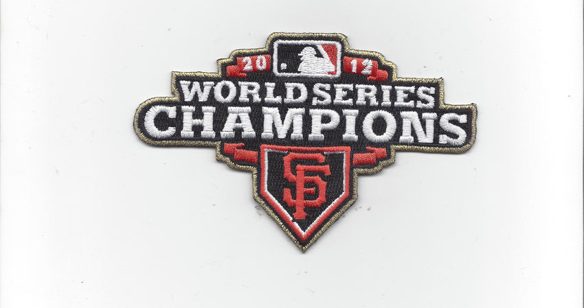 San Francisco Giants 2012 World Series Champions Patch (Gold Border)