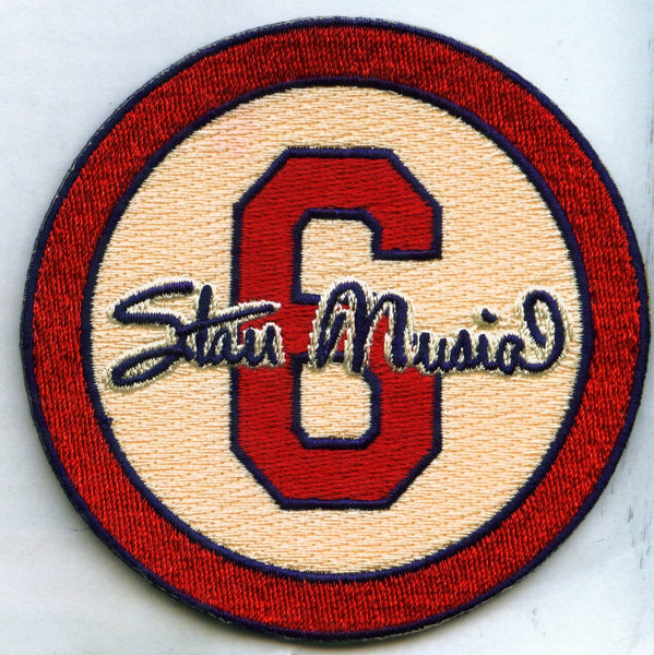 Stan Musial "6" Memorial Patch (Cream)
