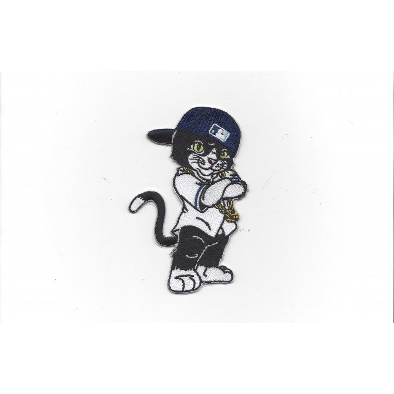 Tampa Bay Rays Toddler DJ Kitty Distressed Mascot T-Shirt - Navy