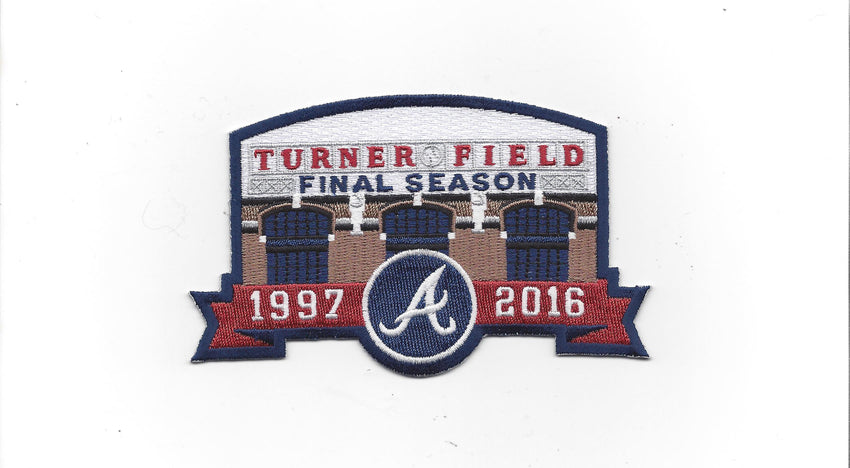 Atlanta Braves Turner Field Final Season 1997-2016 Patch
