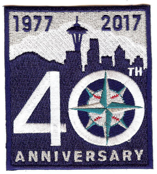 Seattle Mariners 40th Anniversary Patch