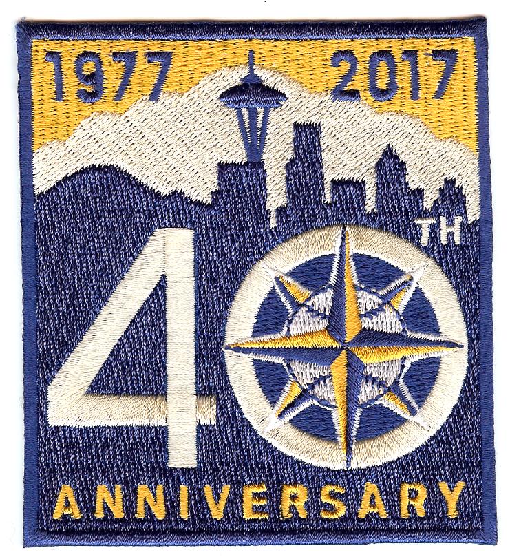 Seattle Mariners 40th Anniversary Alternate Patch