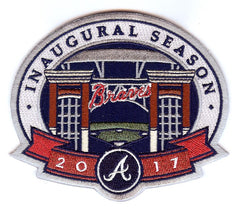 Atlanta Braves Inaugural Season 2017 Patch