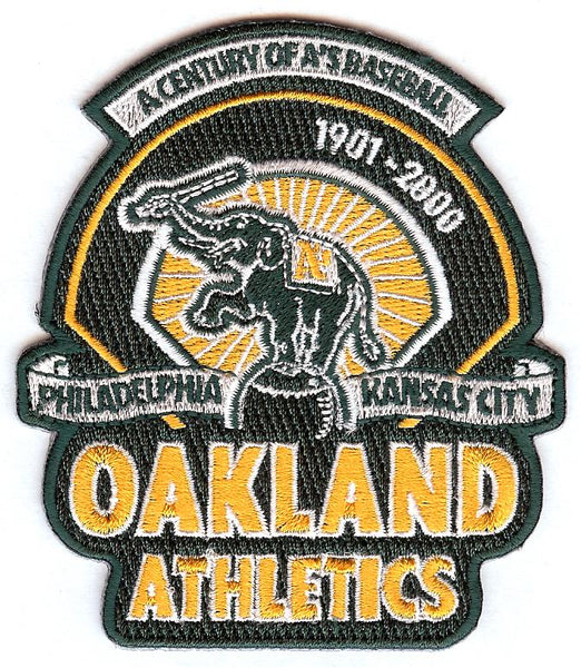 Oakland Athletics "A Century of A's Baseball" Patch