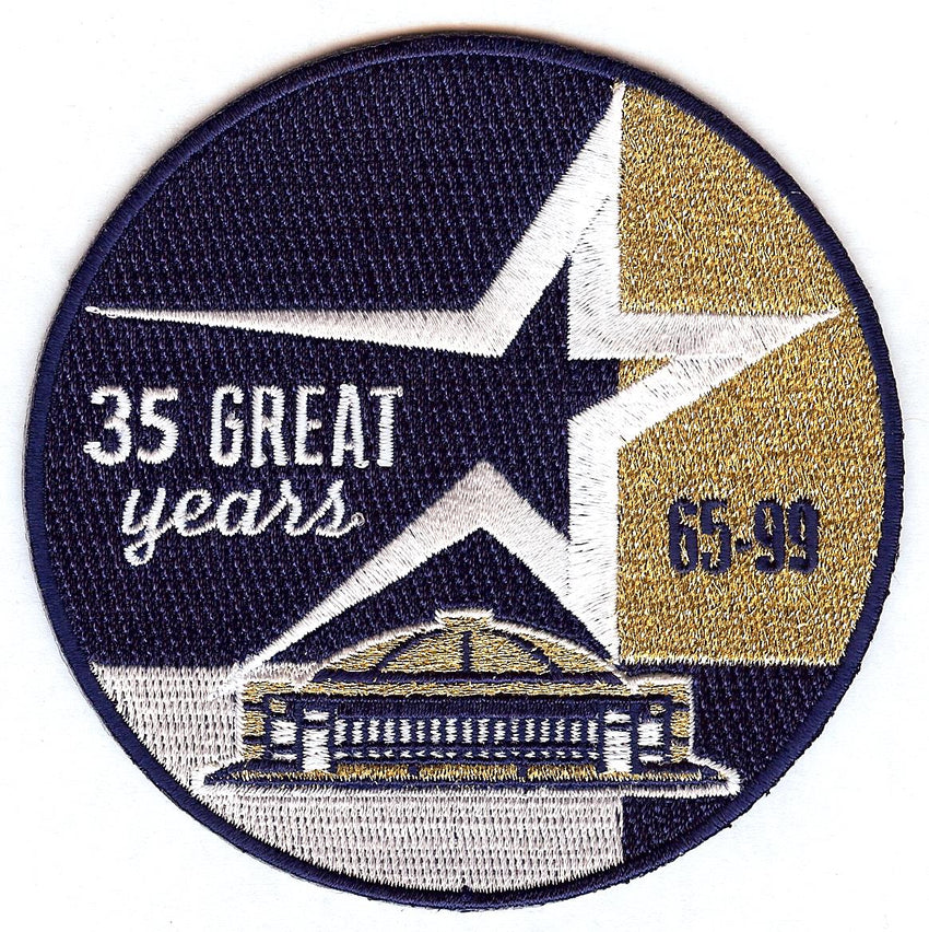 Houston Astros 35 Year Anniversary Astrodome Patch