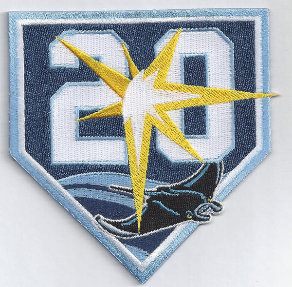 Tampa Bay Rays 20th Anniversary Patch