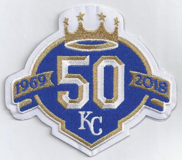 Kansas City Royals 50th Anniversary Patch