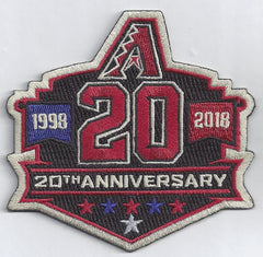 Arizona Diamondbacks 20th Anniversary Patch
