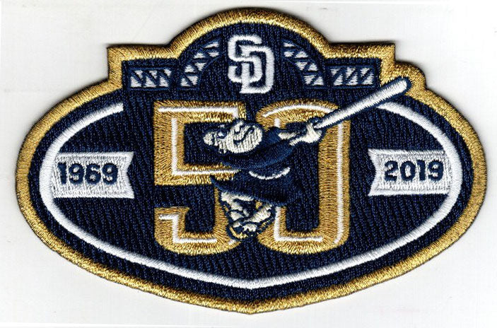 San Diego Padres 50th Anniversary Patch (2019)